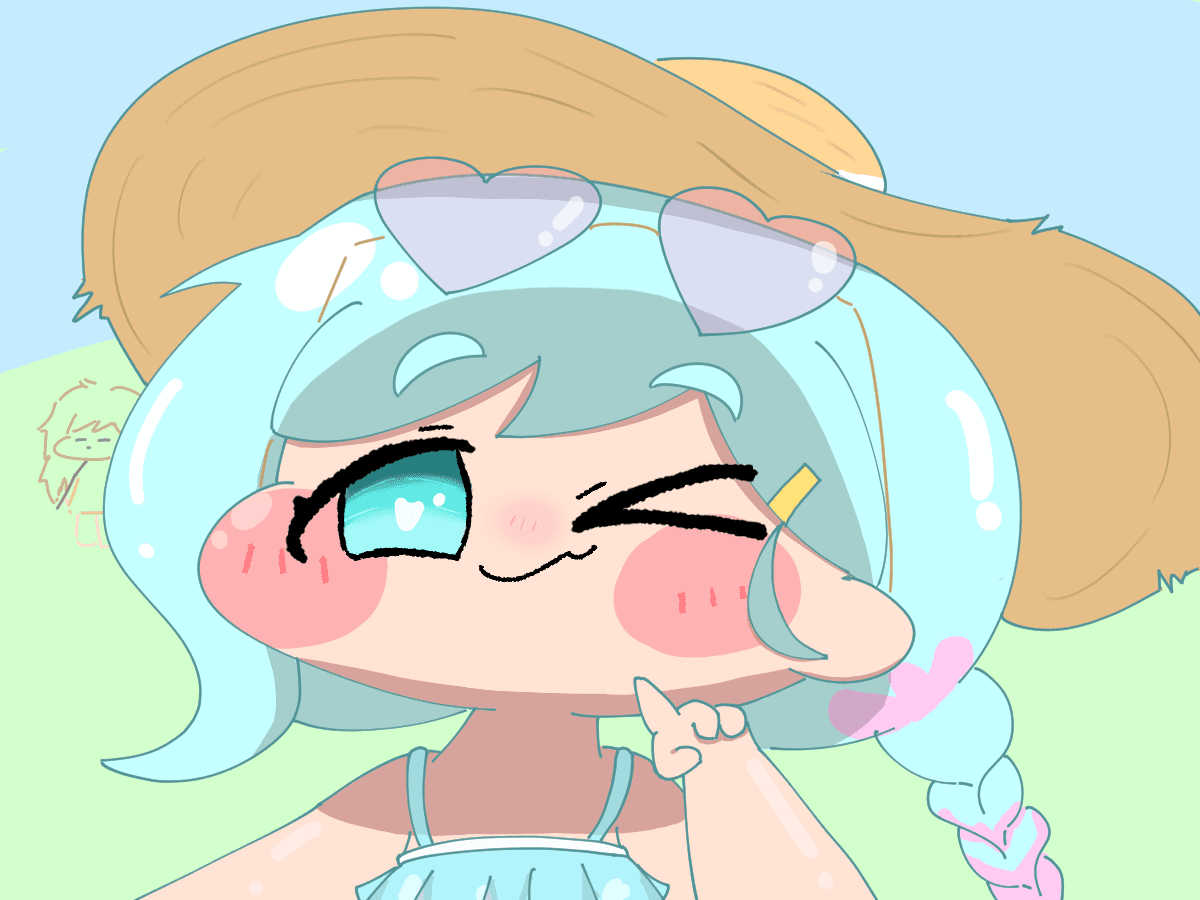 「教主～かわいいサングラスをもらったよ～！」いちばんいい感じに描けたので前に持ってきました